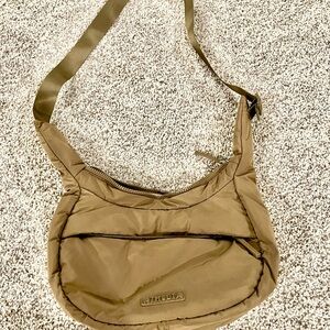 Athleta All About Small Crossbody Bag - color: clay